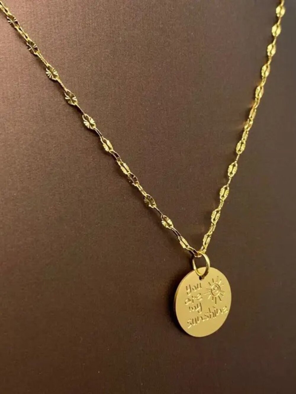 You Are My Sunshine Necklace